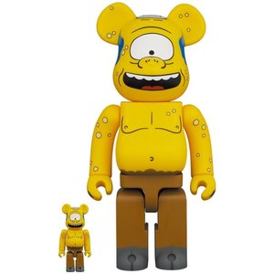 Medicom Toy 400% & 100% Bearbrick set - Cyclops (The Simpsons)