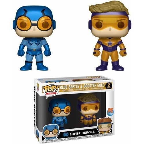 Funko Blue Beetle vs Booster Gold #2-Pack (DC Super Heroes) POP! Heroes