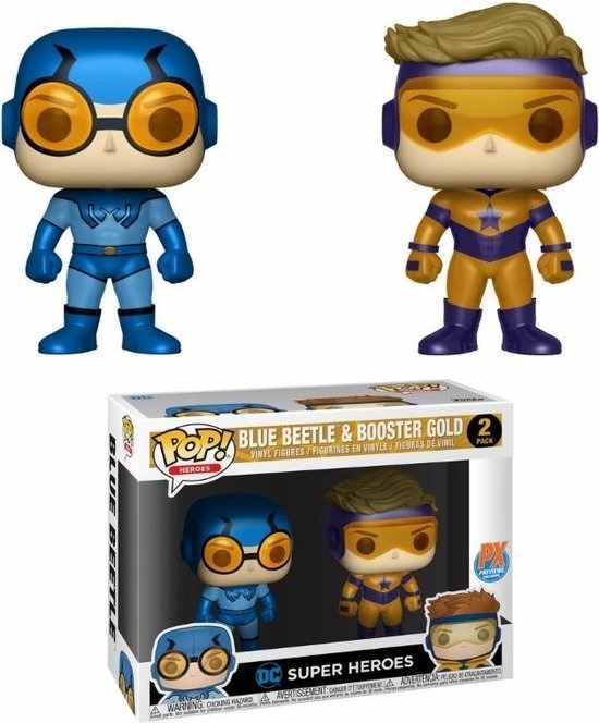 Blue Beetle vs Booster Gold #2-Pack (DC Super Heroes) POP! Heroes by F