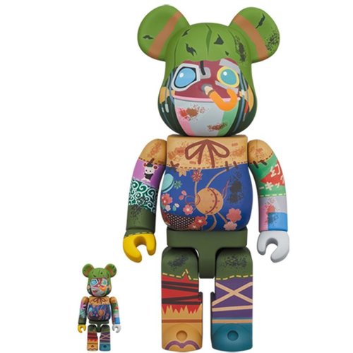 Medicom Toys 400% & 100% Bearbrick set - Poupelle of Chimney Town Medicom Toys 400% & 100% Bearbrick set - Poupelle of Chimney Town