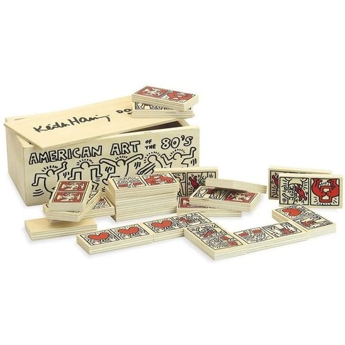 Vilac Domino set (American Art of the '80s) by Keith Haring Vilac Domino set (American Art of the '80s) by Keith Haring