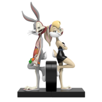 Bugs Bunny and Lola Bunny XXRAY Plus by Jason Freeny