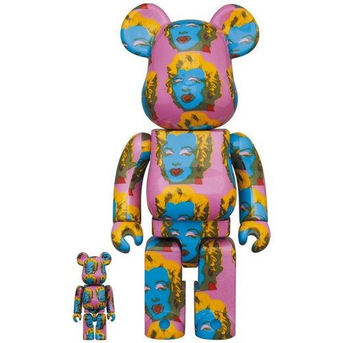 Medicom Toys 400% & 100% Bearbrick set - Andy Warhol v2 (Marilyn Monroe) Medicom Toys 400% & 100% Bearbrick set - Andy Warhol v2 (Marilyn Monroe)