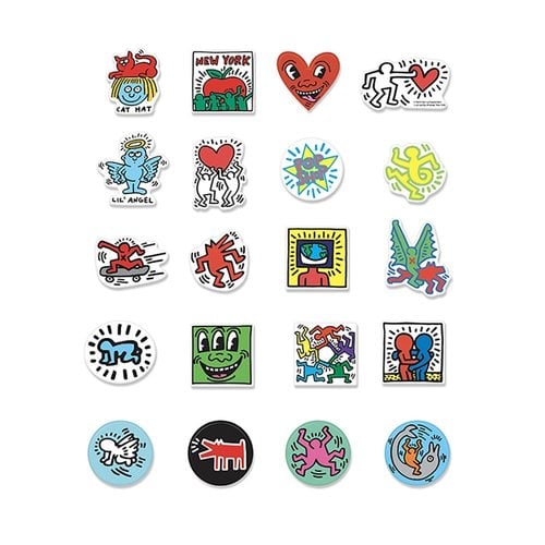 Vilac Magnets (20 pieces) by Keith Haring