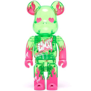 Medicom Toy 400% Bearbrick - EXIT (Kanechi x Rin)