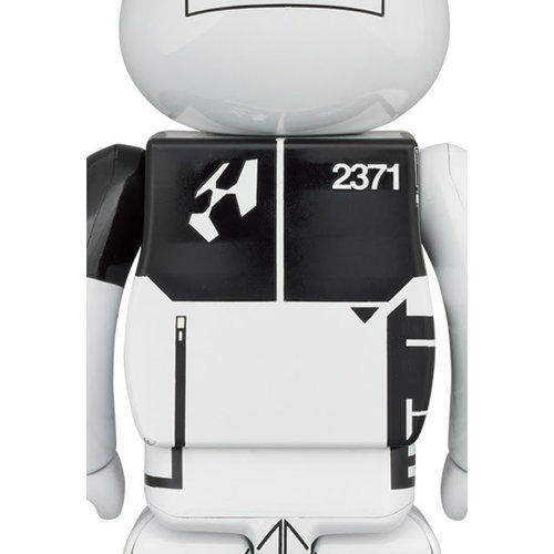 Medicom Toy 400% & 100% Bearbrick set - Acronym (White Chrome)