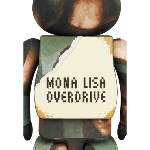 Medicom Toy 400% & 100% Bearbrick set - Mona Lisa Overdrive (Louvre x Zerotaro)