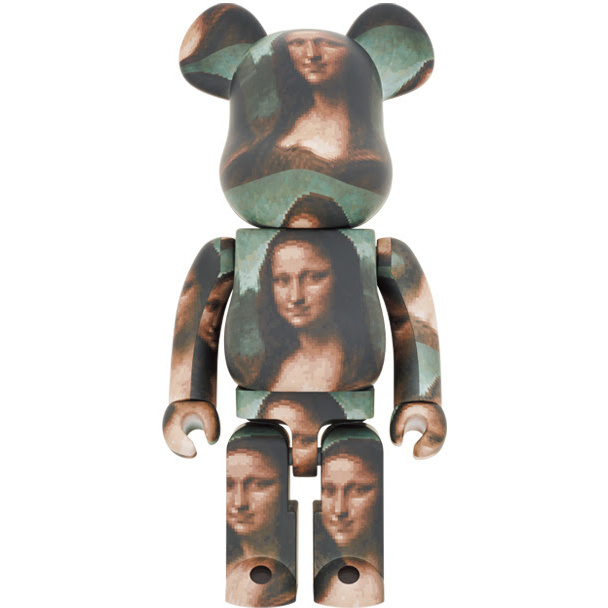 1000% Bearbrick - Mona Lisa Overdrive (Louvre x Zerotaro) by Medicom T