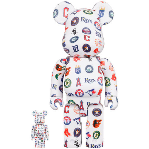 Medicom Toy 400% & 100% Bearbrick set - MLB American League Medicom Toy 400% & 100% Bearbrick set - MLB American League
