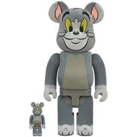 400% & 100% Bearbrick Set - Tom Classic Color (Tom & Jerry) by