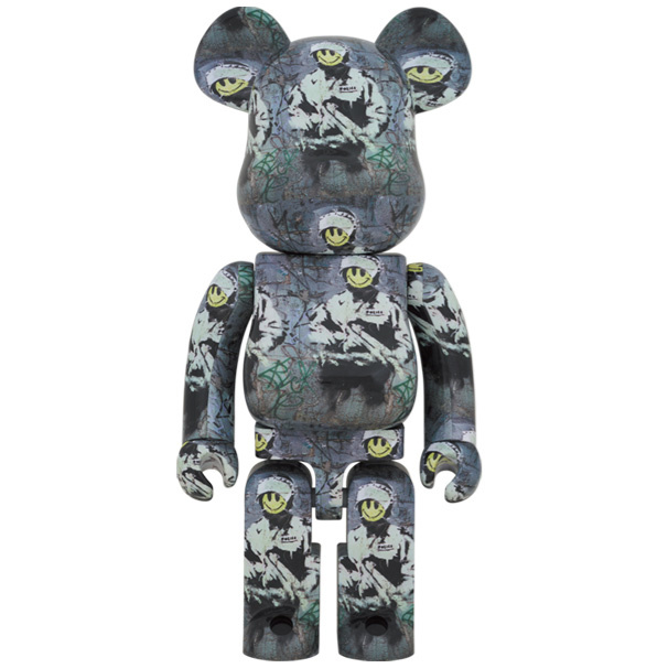 1000% Bearbrick - Riot Cop (Brandalism x Banksy) by Medicom Toys