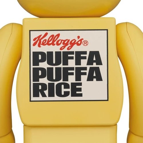 Medicom Toy 400% Bearbrick - Sooty The Bear (Kellogg's Puffa Puffa Rice)