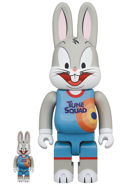 400% & 100% Rabbrick set - Bugs Bunny (Space Jam) by Medicom Toys 