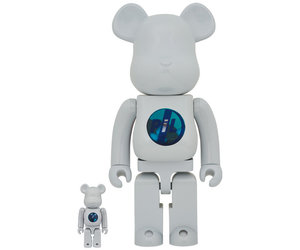 400% & 100% Bearbrick set - Pil (Public Image Ltd) Chrome ed