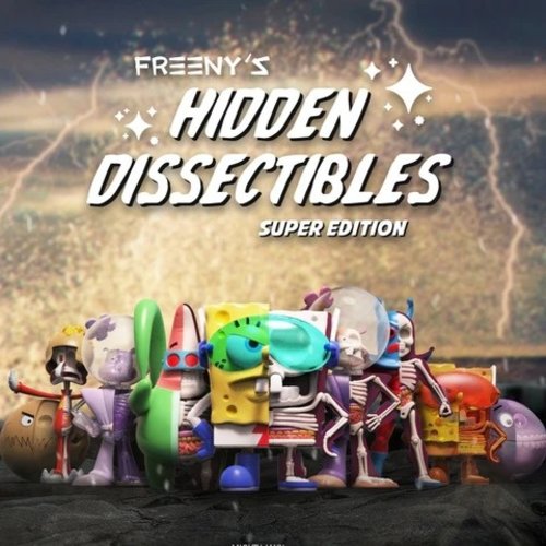  Mighty Jaxx Freeny's Hidden Dissectibles : Spongebob  Squarepants Series 04 (Super Edition) - Art Collectibles, Single Box, Multicolor