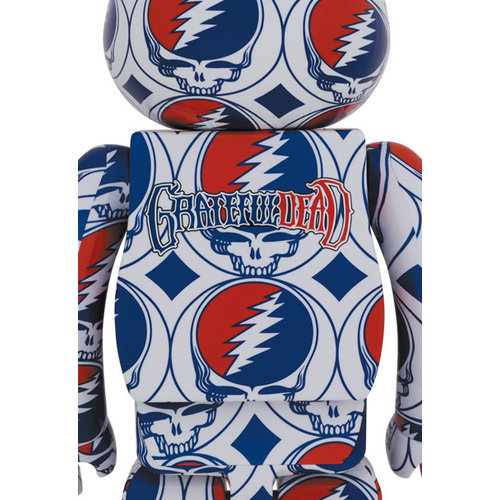 1000% Bearbrick - Grateful Dead (Steal Your Face) by Medicom Toys