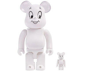 Medicom Toy 400% & 100% Bearbrick set - Casper (The Friendly Ghost)