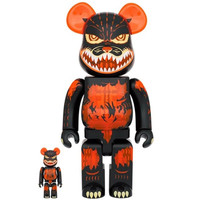 400% & 100% Bearbrick Set - Roarguns (20th Anniversary by Medicom