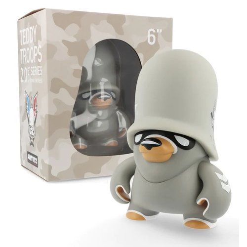 Artoyz 6" Teddy Troop 2.0 (Grey) by Flying Fortress