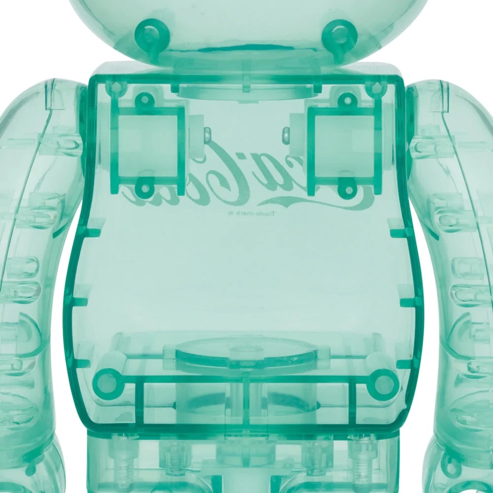 400% & 100% Bearbrick Set - Coca-Cola (Georgia Green) by Medicom