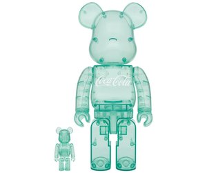 Medicom Toy 400% & 100% Bearbrick Set - Coca-Cola (Georgia Green)