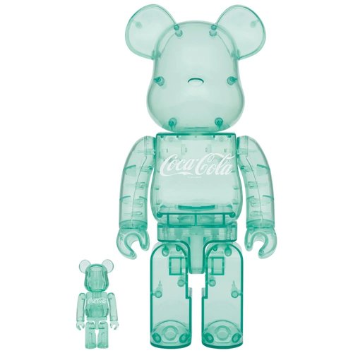 Medicom Toy 400% & 100% Bearbrick Set - Coca-Cola (Georgia Green) Medicom Toy 400% & 100% Bearbrick Set - Coca-Cola (Georgia Green)