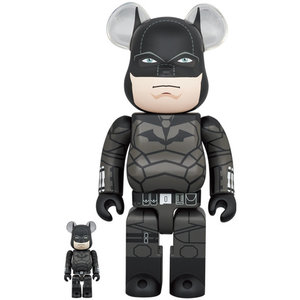 Medicom Toys 400% & 100% Bearbrick set - The Batman (DC Comics)