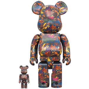 Medicom Toy 400% & 100% Bearbrick Set - Jungle's Song (Jimmy Onishi)