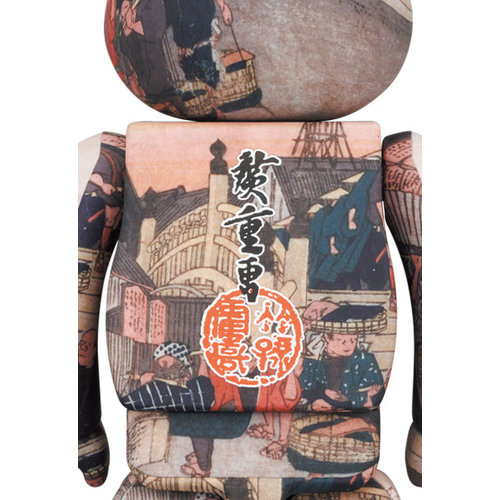 Medicom Toy 1000% Bearbrick - ''The 53 Stations" (Utagawa Hiroshige)