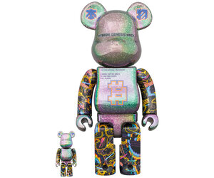 Medicom Toy 400% & 100% Bearbrick set - Excalibur (Satoshi Nakamoto)