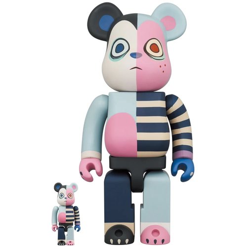 Medicom Toys 400% & 100% Bearbrick set - Lauren Tsai (2nd ver.) Medicom Toys 400% & 100% Bearbrick set - Lauren Tsai (2nd ver.)