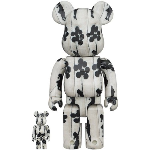Medicom Toys 400% & 100% Bearbrick set - Flying Balloon Girl (Banksy) Medicom Toys 400% & 100% Bearbrick set - Flying Balloon Girl (Banksy)