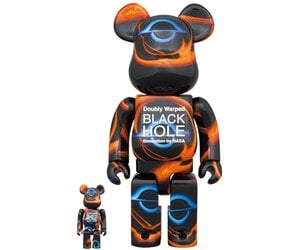 Medicom Toy 400% & 100% Bearbrick set - Doubly Warped Black Hole (NASA)