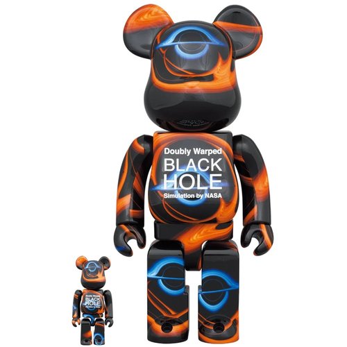 Medicom Toy 400% & 100% Bearbrick set - Doubly Warped Black Hole (NASA) Medicom Toy 400% & 100% Bearbrick set - Doubly Warped Black Hole (NASA)