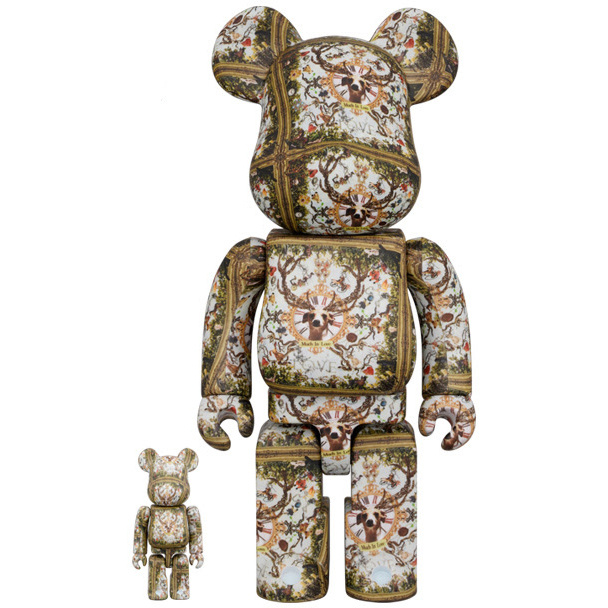 400% & 100% Bearbrick Set - Much in Love (Yuuki Ogura) by Medicom