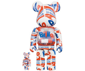 Amazon.com: Medicom Andy Warhol Brillo 100% & 400% Be@rbrick