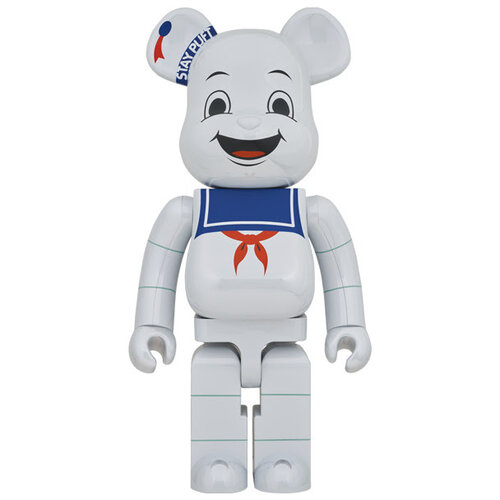 Medicom Toy 1000% Bearbrick - Stay Puft Marshmallow Man (White Chrome)