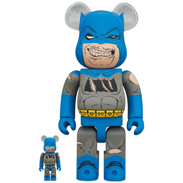 400% & 100% Bearbrick Set - Batman (The Dark Knight Triumphant) by