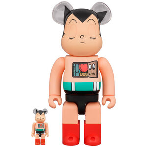 Medicom Toy 400% & 100% Bearbrick Set - Astro Boy (Sleeping ed.)
