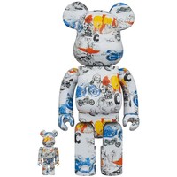 400% & 100% Bearbrick Set - Buddy Lee by Medicom Toys - Mintyfresh