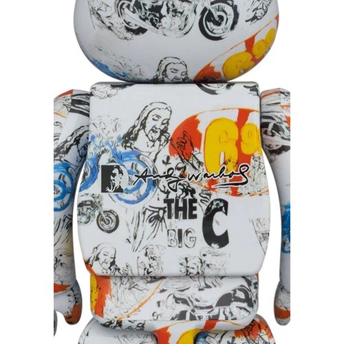 Medicom Toy 400% & 100% Bearbrick set - Andy Warhol (Last Supper - The Big  C)