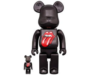 400% & 100% Bearbrick Set - Black