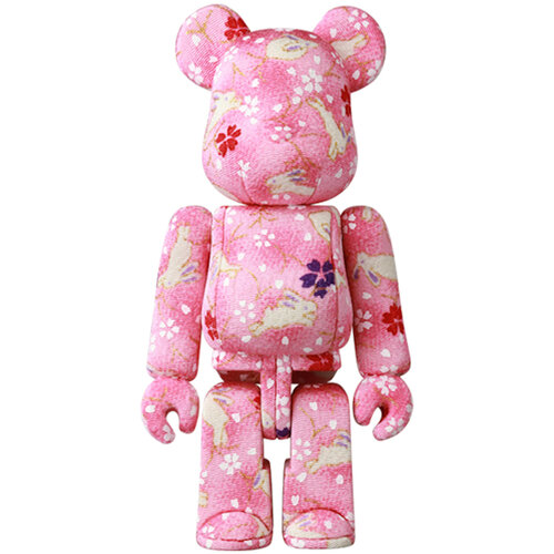 Medicom Toys 200% KimeKomi Bearbrick - Rabbits on Cherry Blossoms by Medicom Toys Medicom Toys 200% KimeKomi Bearbrick - Rabbits on Cherry Blossoms by Medicom Toys
