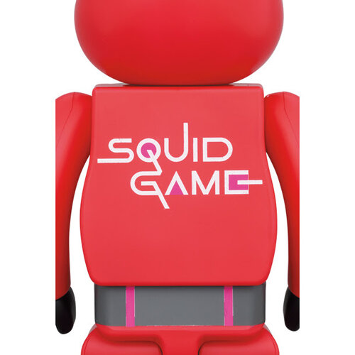 Medicom Toy 400% & 100% Bearbrick Set - Squid Game (Triangle Guard)