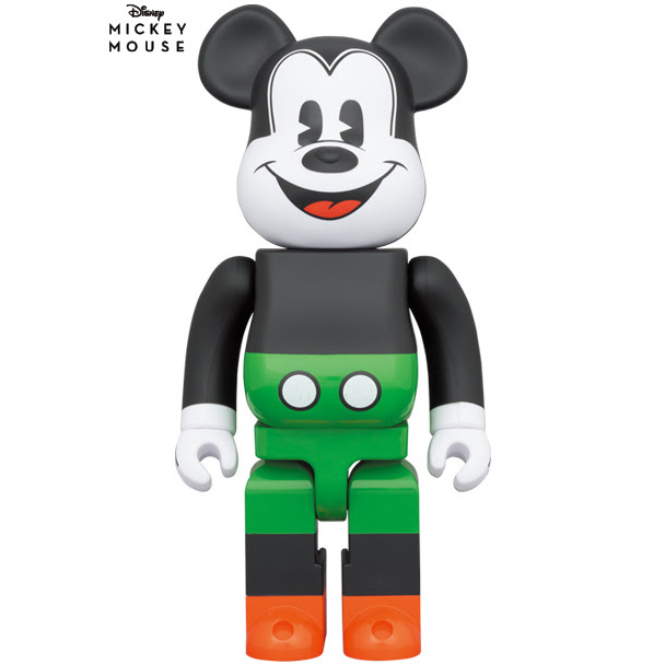 1000% Bearbrick - Mickey Mouse (1930's Poster) by Medicom Toys