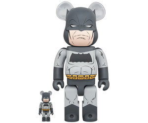 400% & 100% Bearbrick set - Batman (The Dark Knight Retur) by