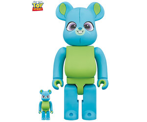 400% & 100% Bearbrick Set - Bunny (Toy Story 4) by Medicom Toys