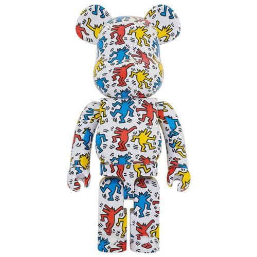 Medicom Toy 1000% Bearbrick - Keith Haring v9 (Dancing Dogs)