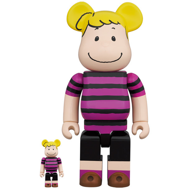 400% & 100% Bearbrick set - Schroeder (Peanuts) by Medicom Toys