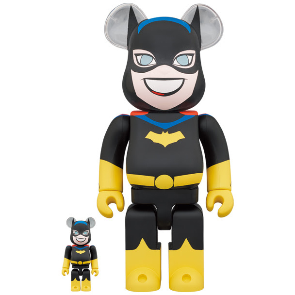 400% & 100% Bearbrick Set - Batgirl (The New Batman Adventures) by Med